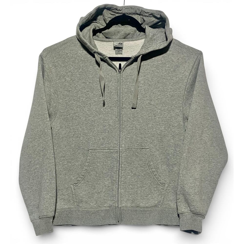 Champion Hoodie Jacket Men's Size Medium Full Zip Gray With Front Pockets